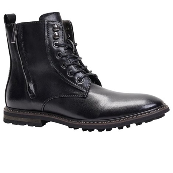 Robert Wayne Other - 💔SOLD💔 🆓📦🚛 New Men’s Side-Zip Combat Boots Size 8